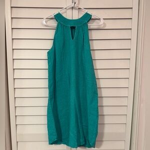 C&C California Turquoise Linen Dress